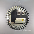 Efecto 3D de forma redonda MDF Mirror colgante